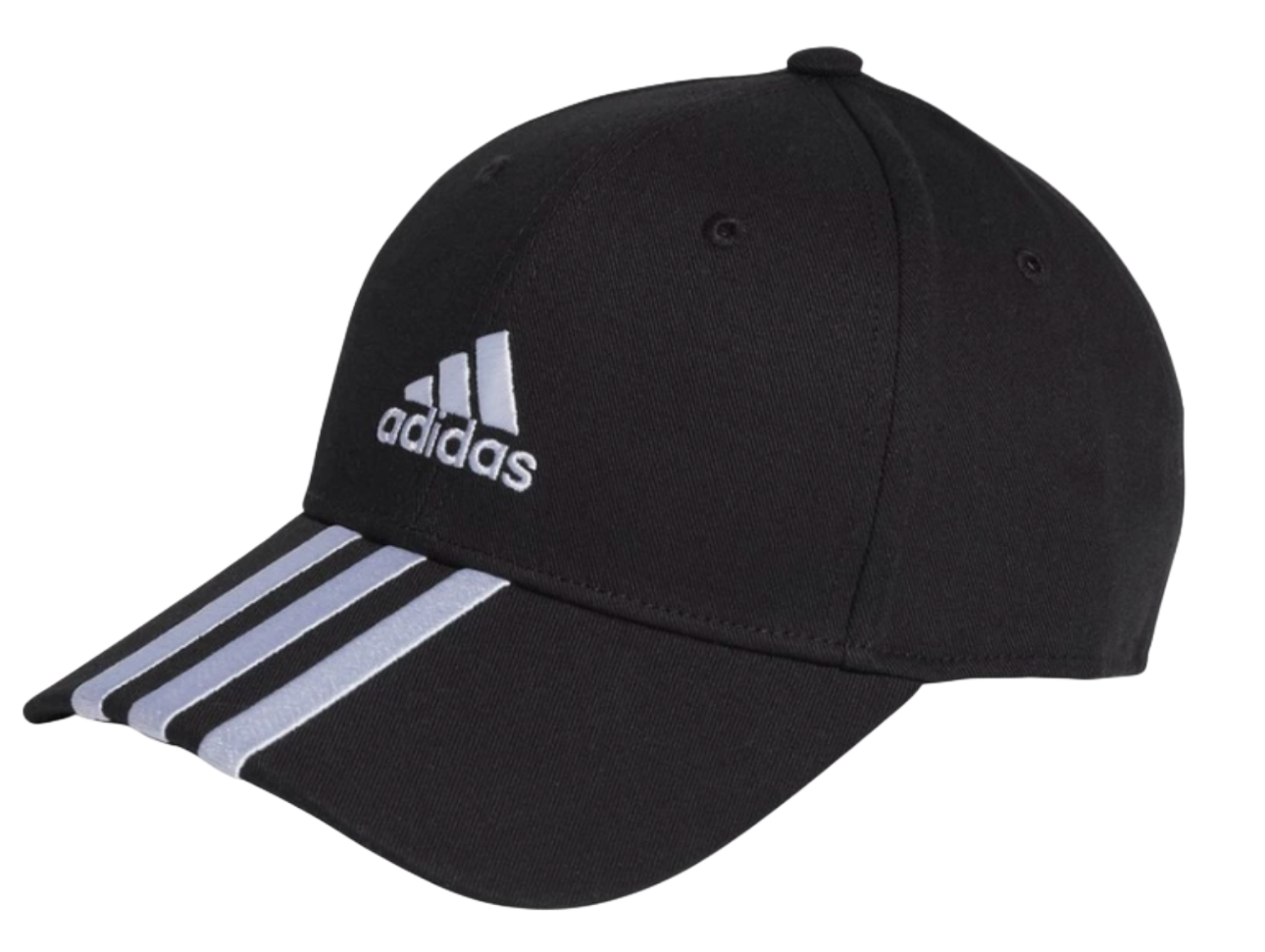 Adidas 3 Stripes Black Cap - HypeCulture