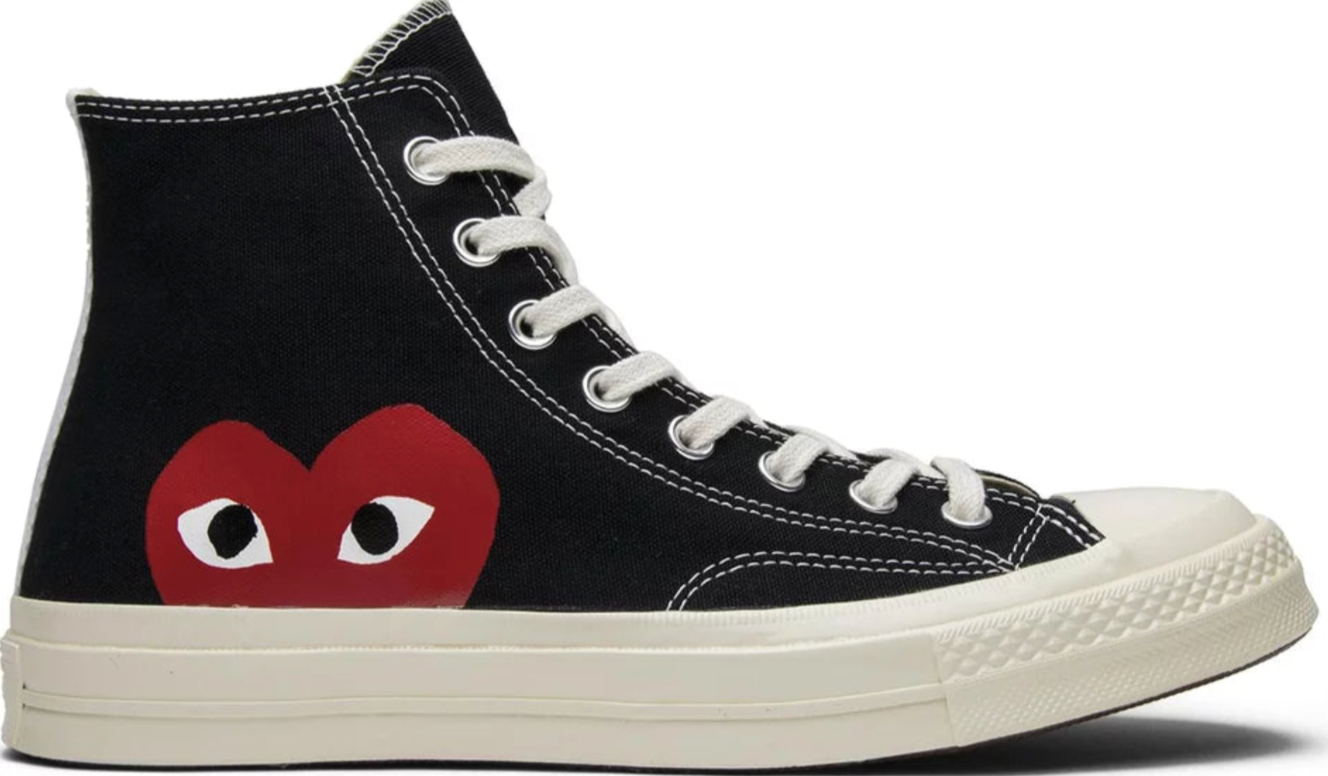 Converse Comme des Garcons PLAY Black - HypeCulture