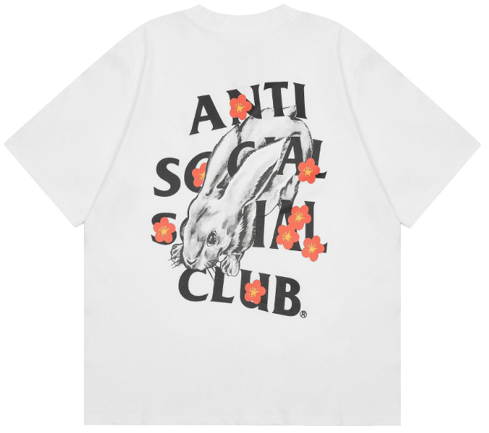 Anti Social Social Club White Rabbit T-shirt